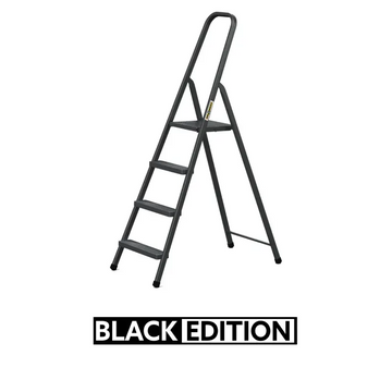 סולם מתכת ביתי 4 מדרגות 125 ק"ג Drabest