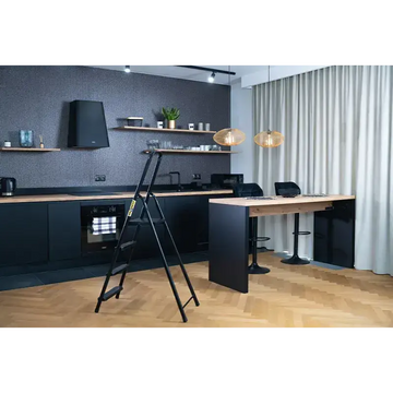 סולם מתכת ביתי 4 מדרגות 125 ק"ג Drabest