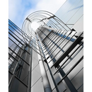 סולם אלומיניום 6-8 מ' עם כלוב הגנה לעליות גג ויציאות חירום-3