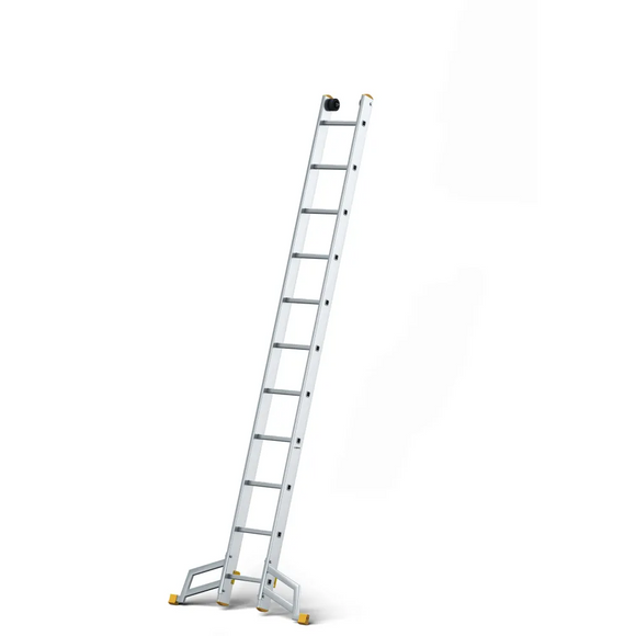 סולם אלומיניום מקצועי –3 חלקים 3x11 שלבים סדרת MAX עד 150 ק"ג