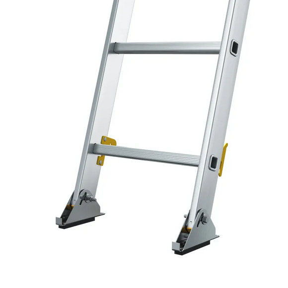 סולם אלומיניום מקצועי –3 חלקים 3x11 שלבים סדרת MAX עד 150 ק"ג