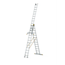 סולם אלומיניום מקצועי –3 חלקים 3x13 שלבים סדרת MAX עד 150 ק"ג-4