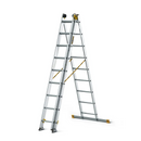 סולם אלומיניום מקצועי –3 חלקים 3x9 שלבים סדרת MAX עד 150 ק"ג-3