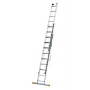 סולם אלומיניום מקצועי –3 חלקים 3x9 שלבים סדרת MAX עד 150 ק"ג-4