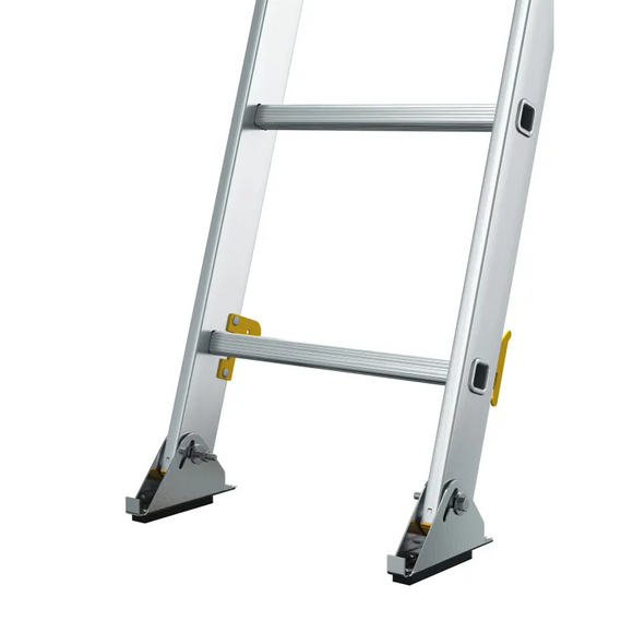 סולם אלומיניום מקצועי –3 חלקים 3x9 שלבים סדרת MAX עד 150 ק"ג