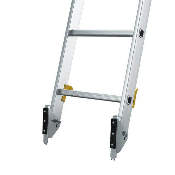 סולם אלומיניום מקצועי –3 חלקים 3x9 שלבים סדרת MAX עד 150 ק"ג