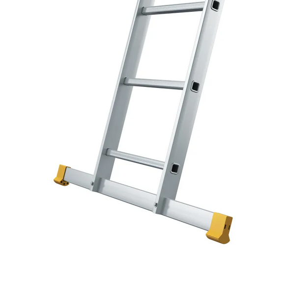 סולם אלומיניום מקצועי –3 חלקים 3x9 שלבים סדרת MAX עד 150 ק"ג