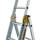 סולם אלומיניום מקצועי –3 חלקים 3x13 שלבים סדרת MAX עד 150 ק"ג-15