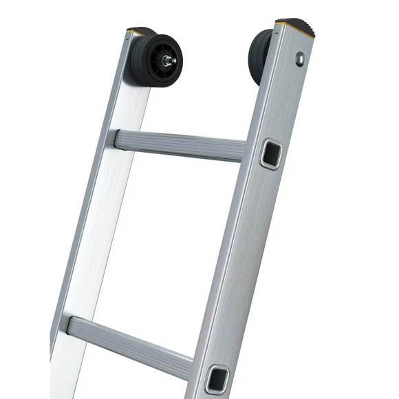 סולם אלומיניום מקצועי –3 חלקים 3x9 שלבים סדרת MAX עד 150 ק"ג