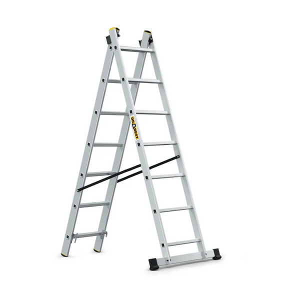 סולם שחיל דו צדדי 2*7 שלבים תוצרת DRABEST