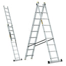 סולם שחיל דו צדדי 2*9 שלבים תוצרת DRABEST-1