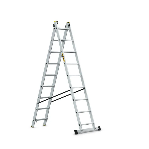 סולם שחיל דו צדדי 2*9 שלבים תוצרת DRABEST