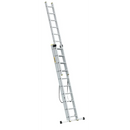 סולם אלומיניום מקצועי רב-שימושי – 3×10 שלבים DRABEST PRO | סולם ג', דו-צדדי ושחיל | תוצרת אירופה, תקן EN131-3