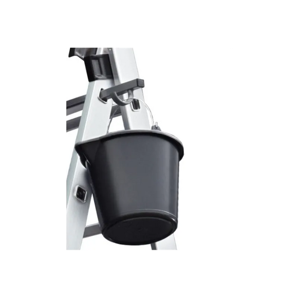 סולם אלומיניום מקצועי רב-שימושי – 3×12 שלבים DRABEST PRO | פרופיל מחוזק 82×25 מ"מ | תוצרת אירופה, תקן EN131