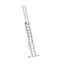 סולם אלומיניום מקצועי רב-שימושי – 3×11 שלבים DRABEST PRO | סולם ג', דו-צדדי ושחיל | תוצרת אירופה, תקן EN131-3