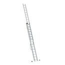 סולם אלומיניום מקצועי רב-שימושי – 3×15 שלבים DRABEST PRO | פרופיל מחוזק 95×25 מ"מ | תוצרת אירופה, תקן EN131-3