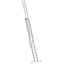 סולם אלומיניום מקצועי רב-שימושי – 3×16 שלבים DRABEST PRO | פרופיל מחוזק 95×25 מ"מ | תוצרת אירופה, תקן EN131-3