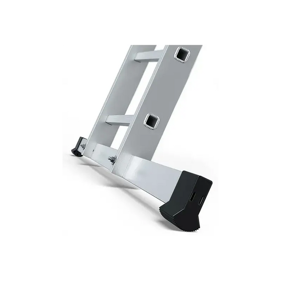 סולם אלומיניום מקצועי רב-שימושי – 3×6 שלבים DRABEST PRO | סולם ג', דו-צדדי ושחיל | תוצרת אירופה, תקן EN131