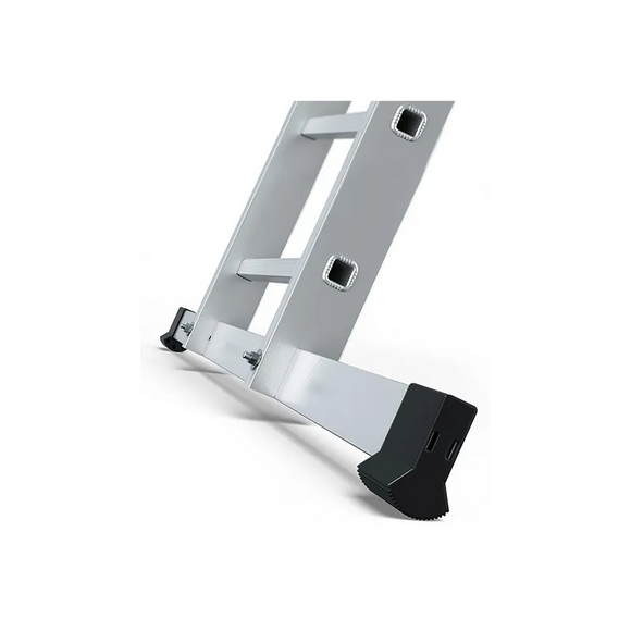 סולם אלומיניום מקצועי רב-שימושי – 3×10 שלבים DRABEST PRO | סולם ג', דו-צדדי ושחיל | תוצרת אירופה, תקן EN131