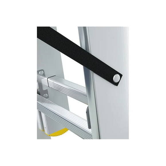 סולם אלומיניום מקצועי רב-שימושי – 3×9 שלבים DRABEST PRO | סולם ג', דו-צדדי ושחיל | תוצרת אירופה, תקן EN131