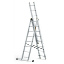 סולם אלומיניום מקצועי רב-שימושי – 3×8 שלבים DRABEST PRO | סולם ג', דו-צדדי ושחיל | תוצרת אירופה, תקן EN131-1
