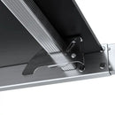 סולם אלומיניום מפרקי רב־שימושי 4×3 שלבים עם פלטפורמה – כושר נשיאה 150 ק״ג Drabest