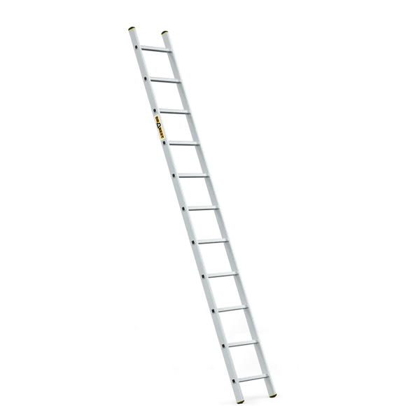 סולם אלומיניום יחיד נשען 11 שלבים DRABEST