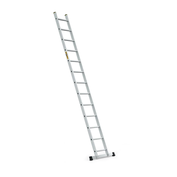 סולם אלומיניום יחיד נשען 13 שלבים DRABEST