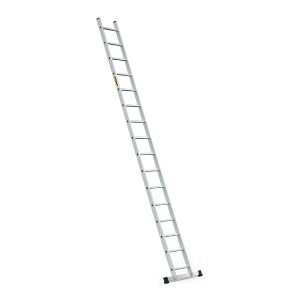 סולם אלומיניום יחיד נשען 16 שלבים DRABEST