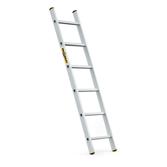 סולם אלומיניום יחיד נשען 6 שלבים DRABEST