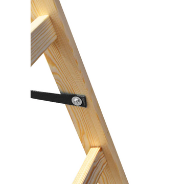 סולם עץ דו צדדי 7 שלבים DRABEST - 0