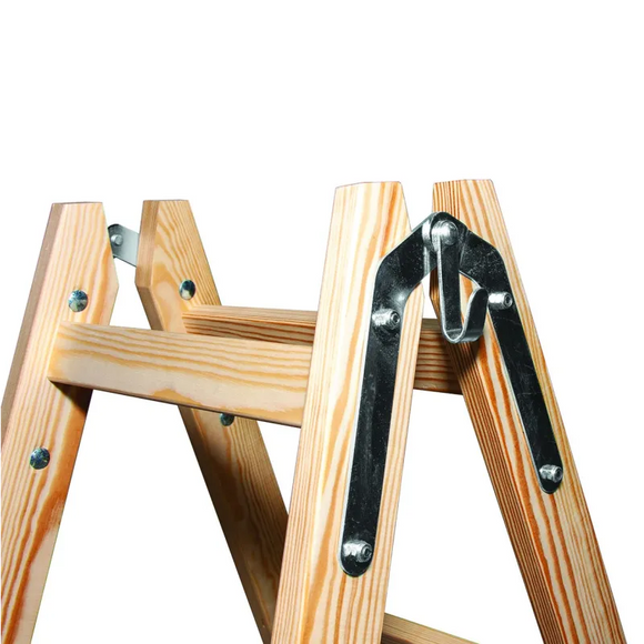 סולם עץ דו צדדי 6 שלבים DRABEST