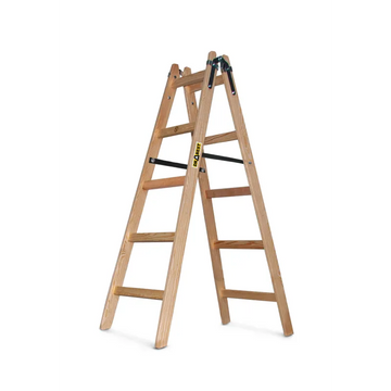 סולם עץ דו צדדי 5 שלבים DRABEST