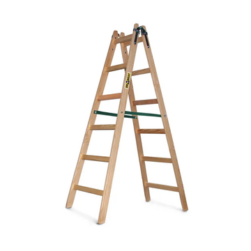 סולם עץ דו צדדי 6 שלבים DRABEST