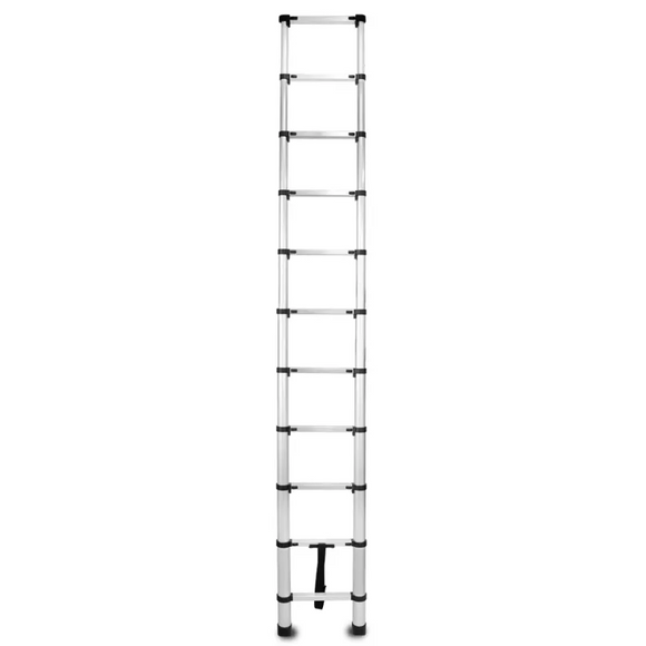 סולם אלומיניום טלסקופי 11 שלבים 3.2 מ'