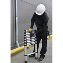 סולם אלומיניום טלסקופי 11 שלבים 3.2 מ'-11