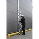 סולם אלומיניום טלסקופי 11 שלבים 3.2 מ'-10