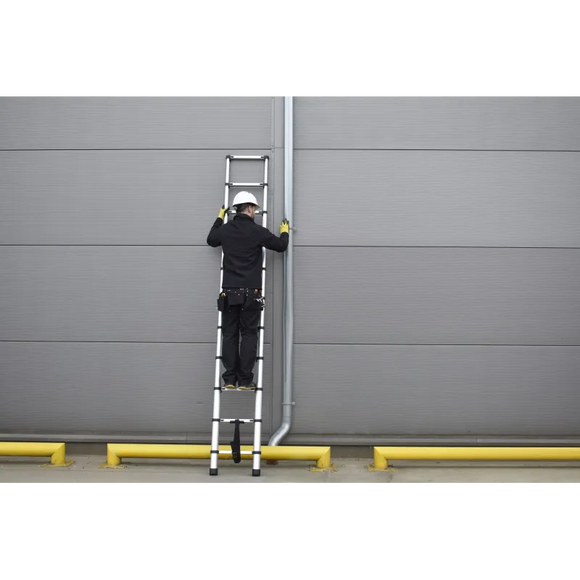 סולם אלומיניום טלסקופי 11 שלבים 3.2 מ'