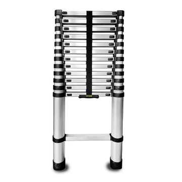 סולם אלומיניום טלסקופי 13 שלבים 3.8 מ'