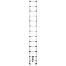 סולם אלומיניום טלסקופי 13 שלבים 3.8 מ'-2