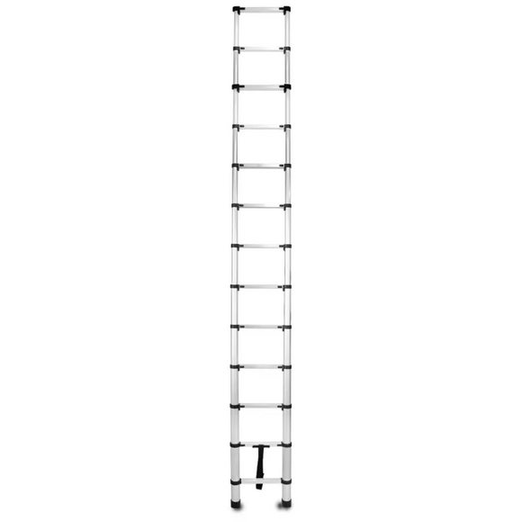 סולם אלומיניום טלסקופי 13 שלבים 3.8 מ'