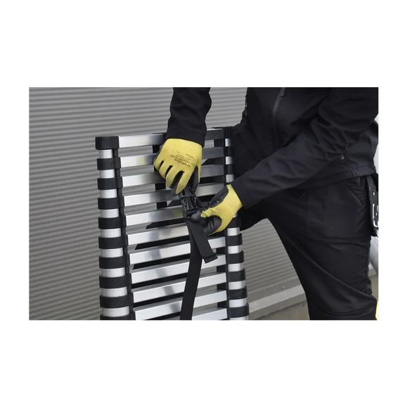 סולם אלומיניום טלסקופי 13 שלבים 3.8 מ'