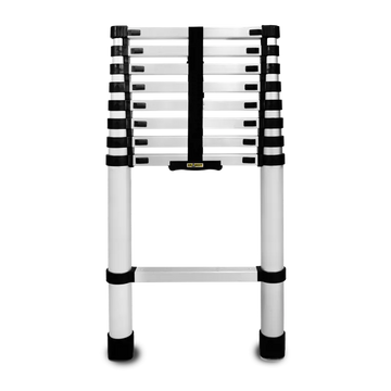 סולם אלומיניום טלסקופי 9 שלבים 2.6 מ'