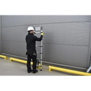 סולם אלומיניום טלסקופי 9 שלבים 2.6 מ'-8