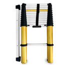 סולם טלסקופי MAX אלומיניום, 13 שלבים 3.8 מ', תומך עד 150 ק"ג, פרימיום עם מנגנון סגירה בטוחה-1