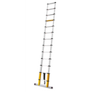 סולם טלסקופי MAX אלומיניום, 13 שלבים 3.8 מ', תומך עד 150 ק"ג, פרימיום עם מנגנון סגירה בטוחה-2