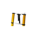 סולם טלסקופי MAX אלומיניום, 13 שלבים 3.8 מ', תומך עד 150 ק"ג, פרימיום עם מנגנון סגירה בטוחה-5