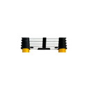 סולם טלסקופי MAX אלומיניום, 13 שלבים 3.8 מ', תומך עד 150 ק"ג, פרימיום עם מנגנון סגירה בטוחה-4