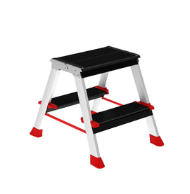 סולם דו צדדי מדרגות רחבות 2X2 פרמיום מקצועי Sarayli