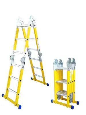 סולם מפרקי 3X4 שלבים פייברגלאס